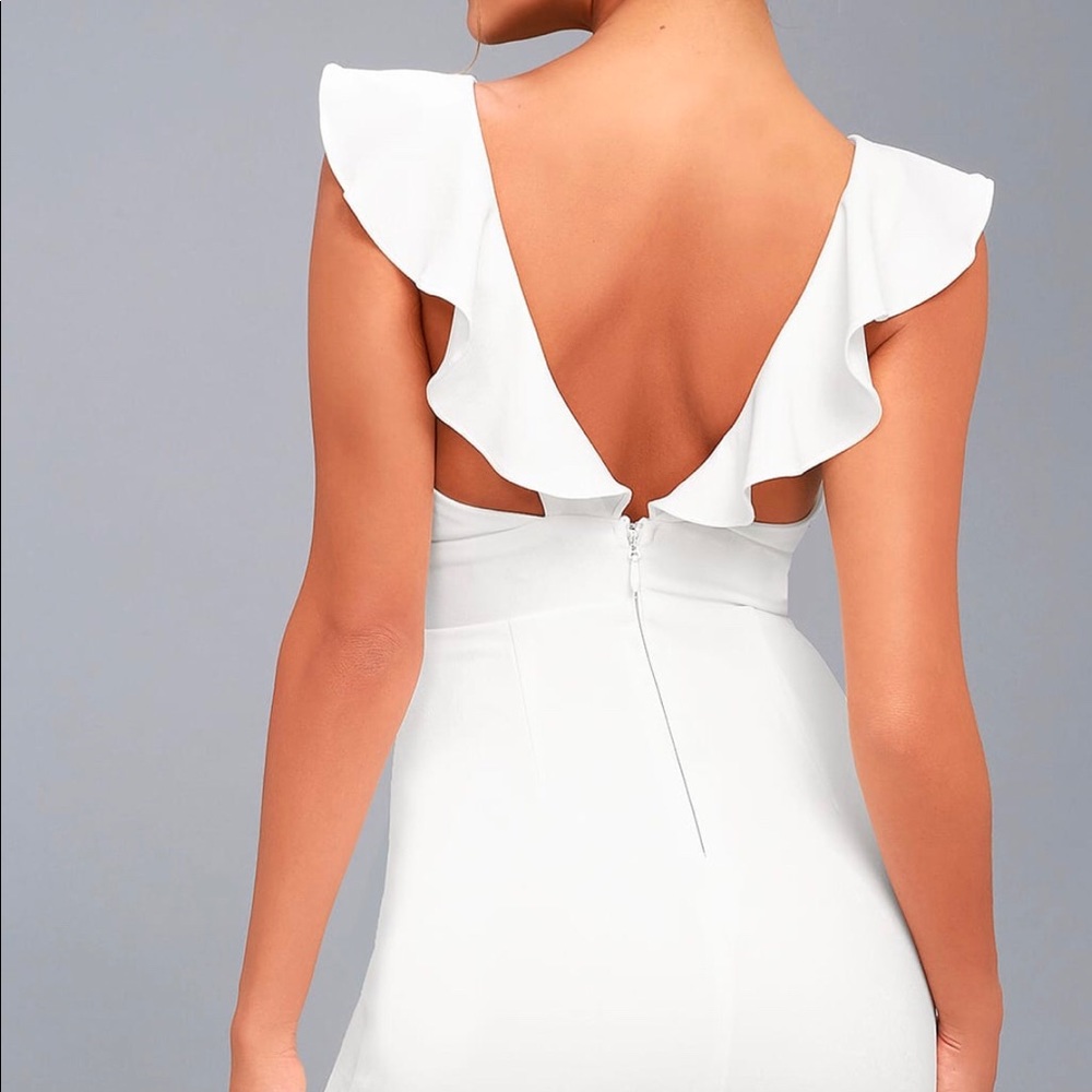 White bodycon dress - Picture 2 of 3